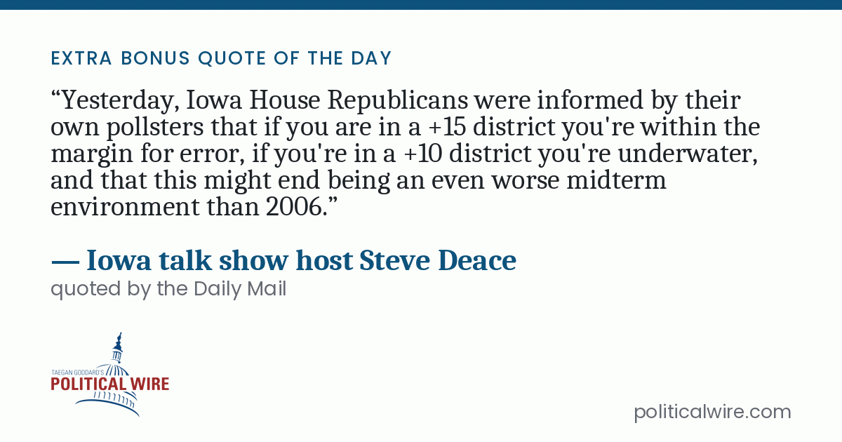 Extra Bonus Quote of the Day