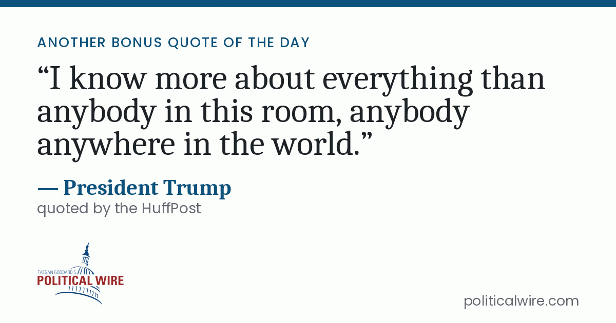 Another Bonus Quote of the Day