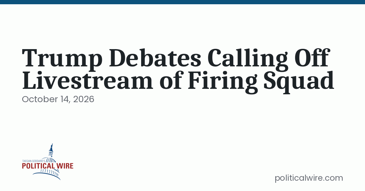 Trump Debates Callin